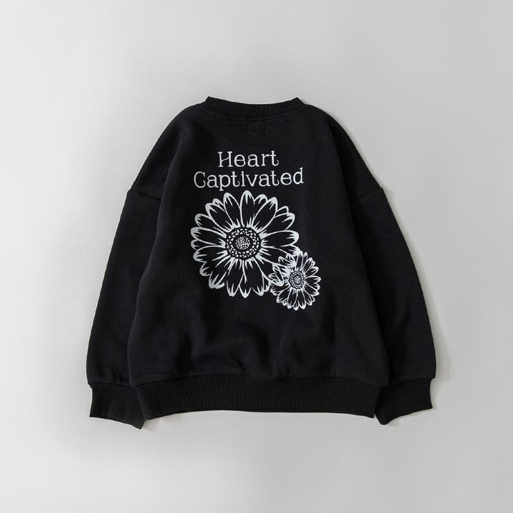 95_ブラック_フラワー | 【DRC 裏起毛】アソート グラフィック | ブランシェス