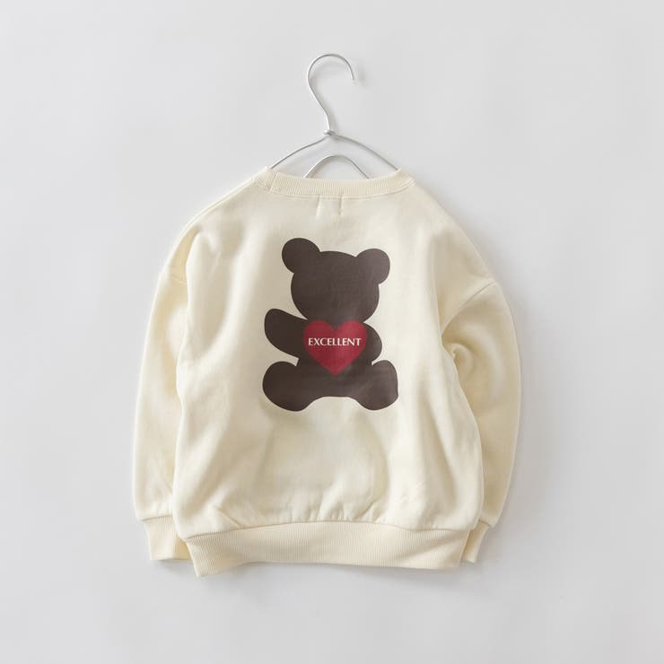 04_アイボリー_クマ | アソート グラフィック トレーナー | ブランシェス