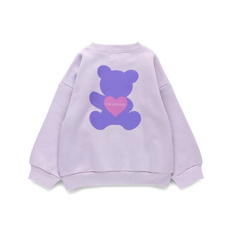 46_ラベンダ―_クマ | アソート グラフィック トレーナー | ブランシェス