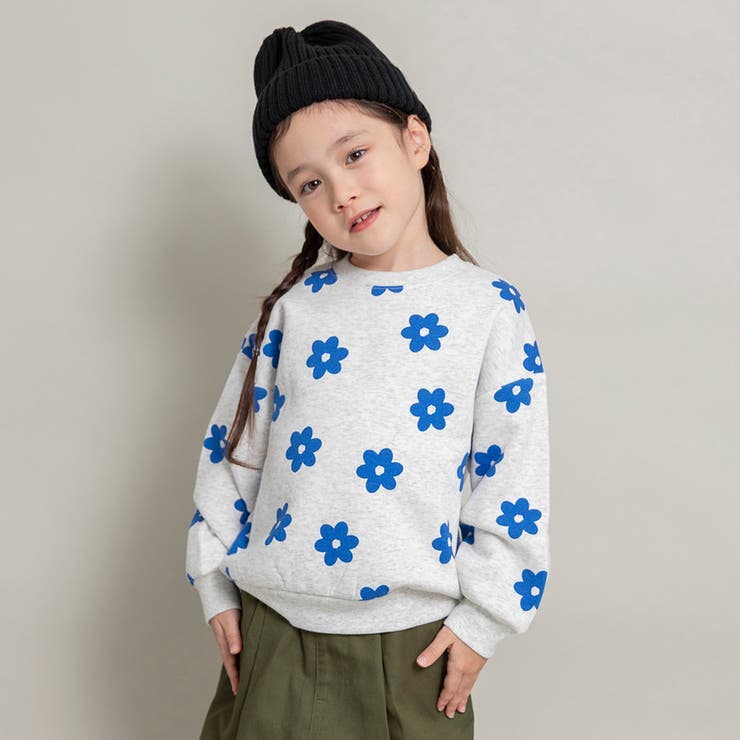 86_MIX_フラワー総柄 | アソート グラフィック トレーナー | ブランシェス