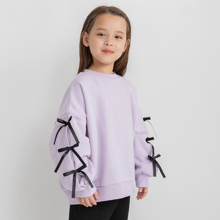 ラベンダー | 【WEB限定 DRC】アソート ガールズ裏起毛トレーナー | ブランシェス