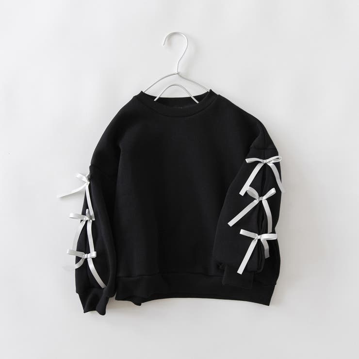 ブラック | 【WEB限定 DRC】アソート ガールズ裏起毛トレーナー | ブランシェス