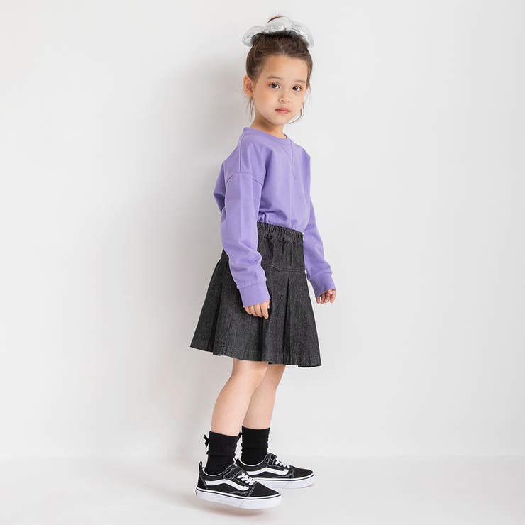 パープル | My color裏毛トレーナー 150cm | ブランシェス