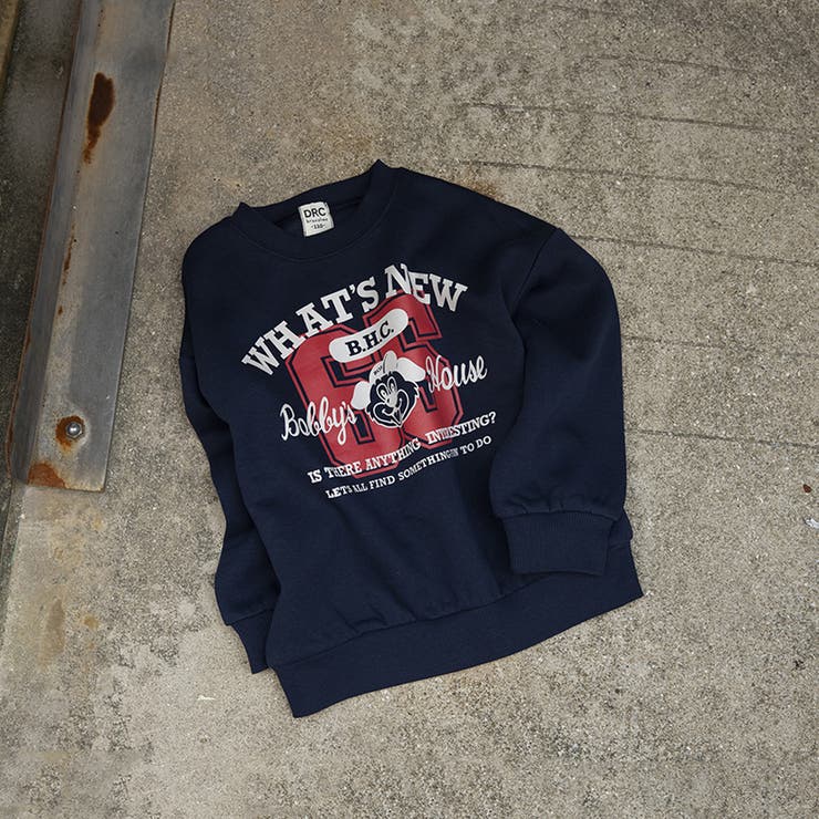 22_ネイビー_65 | アソート グラフィック トレーナー | ブランシェス