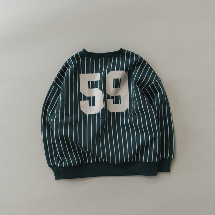 68_グリーン_タテジマ | アソート グラフィック トレーナー | ブランシェス