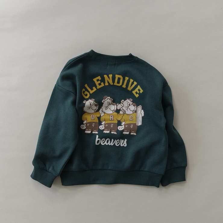 93_グリーン_ビーバー | アソート グラフィック トレーナー | ブランシェス