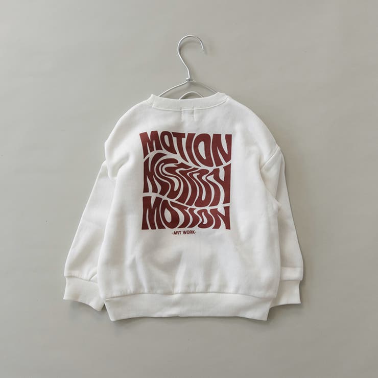 02_ホワイト_赤ロゴ | アソート グラフィック トレーナー | ブランシェス