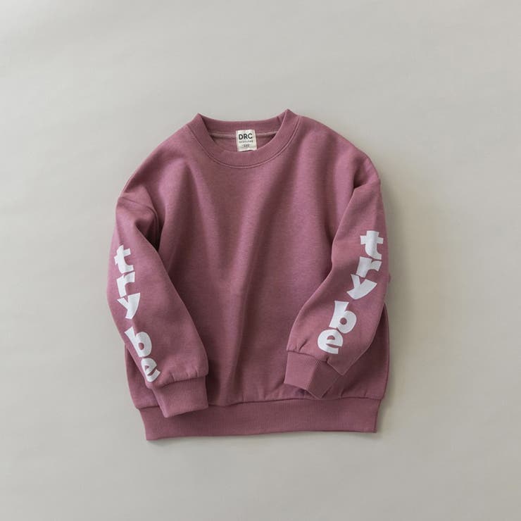 37_ローズピンク_袖ロゴ | アソート グラフィック トレーナー | ブランシェス