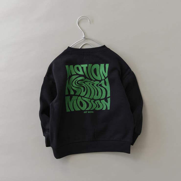 85_黒_緑ロゴ | アソート グラフィック トレーナー | ブランシェス