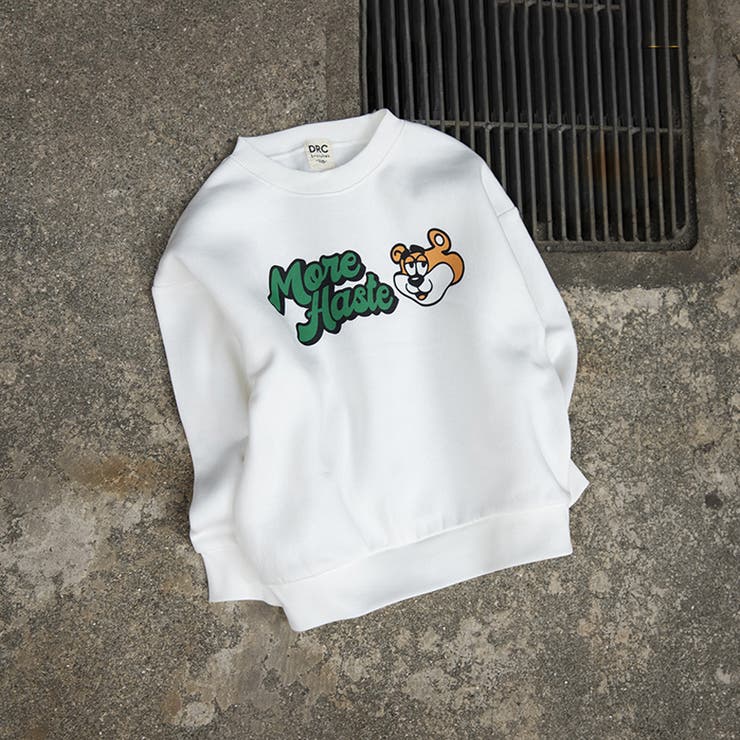 02_ホワイト_クマロゴ | アソート グラフィック トレーナー | ブランシェス