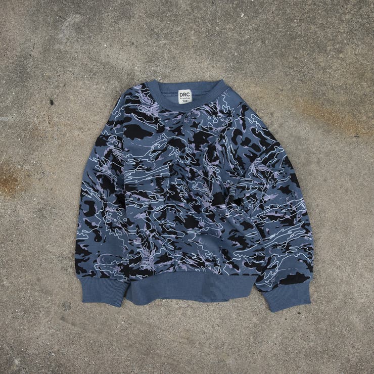 21_ブルー迷彩 | アソート グラフィック トレーナー | ブランシェス