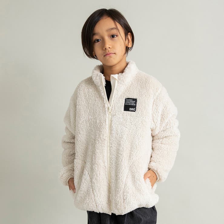 04_アイボリー | 【DRC】ボア ジャケット/160cm/あったか/男の子/女の子/アウター | ブランシェス