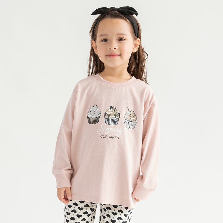 【WEB限定/DRC】ガールズアソートグラフィック長袖Tシャツ | ブランシェス | 詳細画像1 