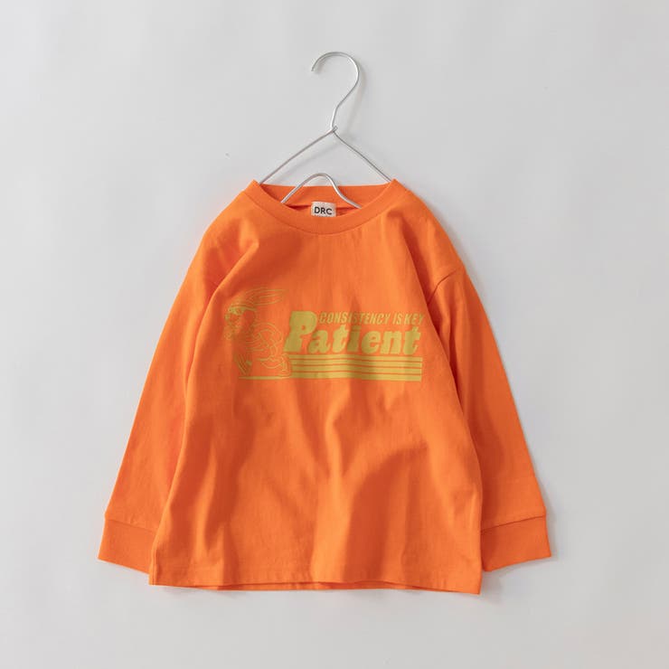 35_オレンジ_うさぎ | 【WEB限定/DRC】アソートグラフィック長袖Tシャツ | ブランシェス