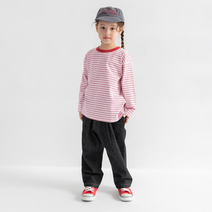 【WEB限定/DRC】無地・ボーダー長袖Tシャツ | ブランシェス | 詳細画像28 