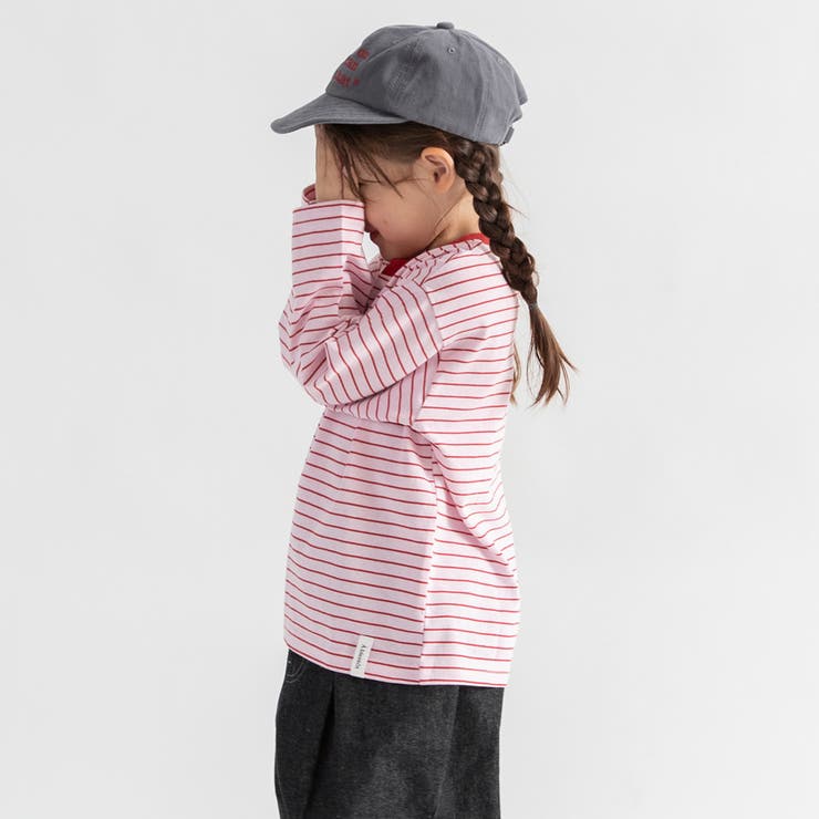 【WEB限定/DRC】無地・ボーダー長袖Tシャツ | ブランシェス | 詳細画像30 