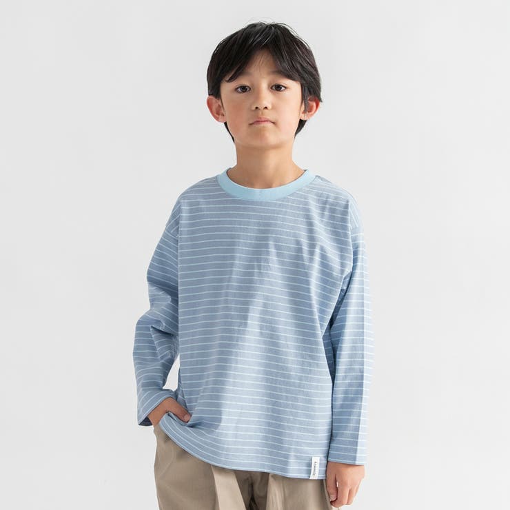 【WEB限定/DRC】無地・ボーダー長袖Tシャツ | ブランシェス | 詳細画像49 