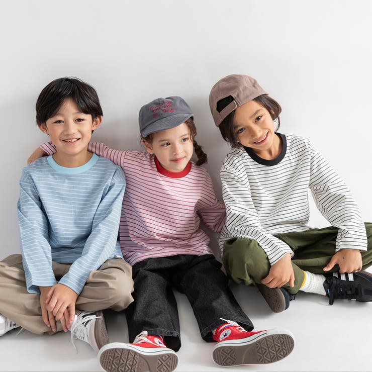 【WEB限定/DRC】無地・ボーダー長袖Tシャツ | ブランシェス | 詳細画像6 