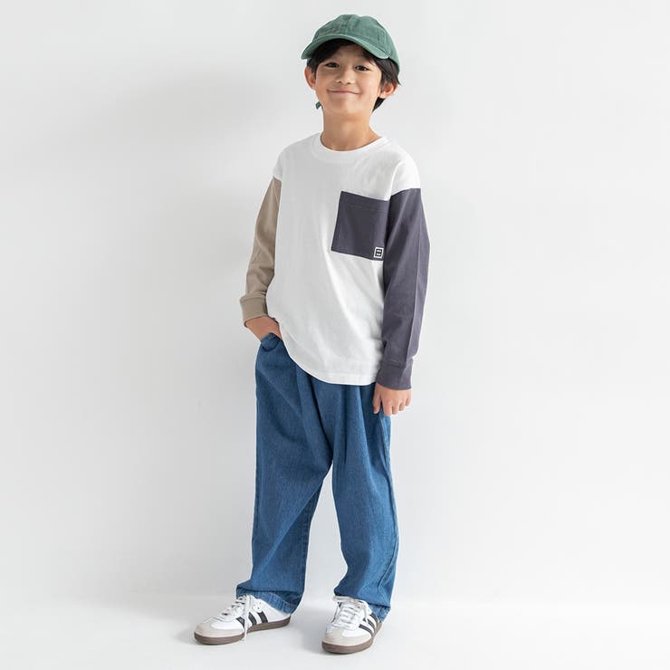 【WEB限定/DRC】ポケット長袖Tシャツ | ブランシェス | 詳細画像24 