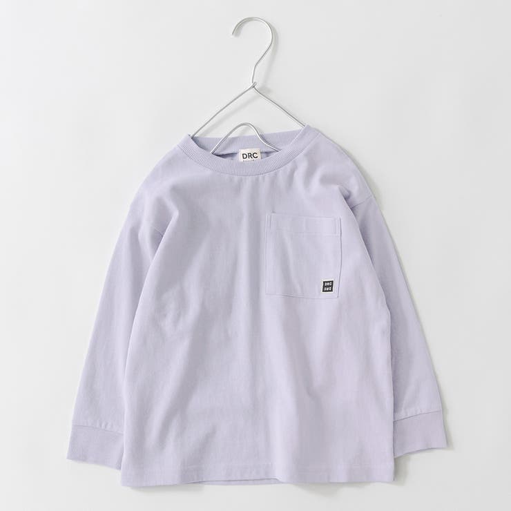 46_ラベンダー | 【WEB限定/DRC】ポケット長袖Tシャツ | ブランシェス