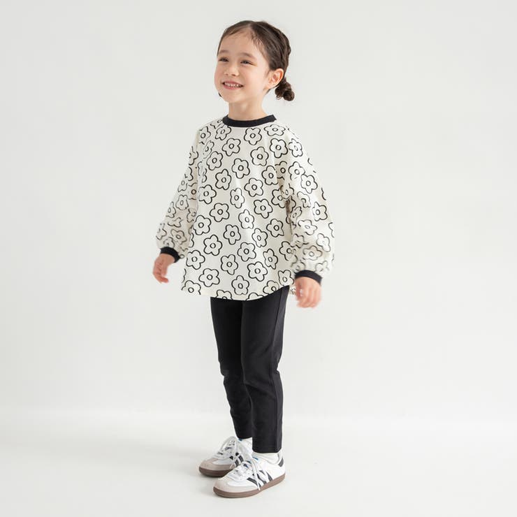 【WEB限定/DRC】総柄長袖Tシャツ/キッズ/女の子/男の子/150cm | ブランシェス | 詳細画像5 