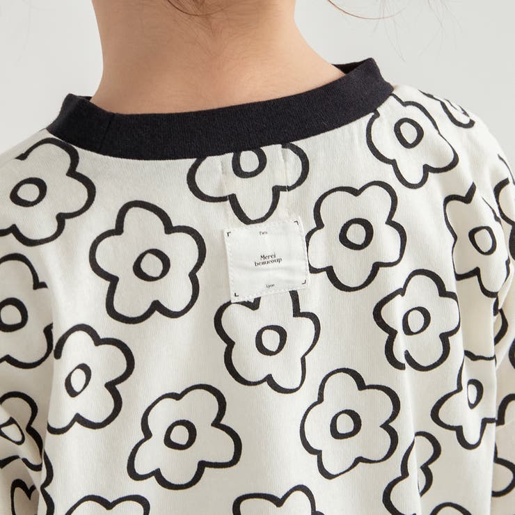 【WEB限定/DRC】総柄長袖Tシャツ/キッズ/女の子/男の子/150cm | ブランシェス | 詳細画像7 
