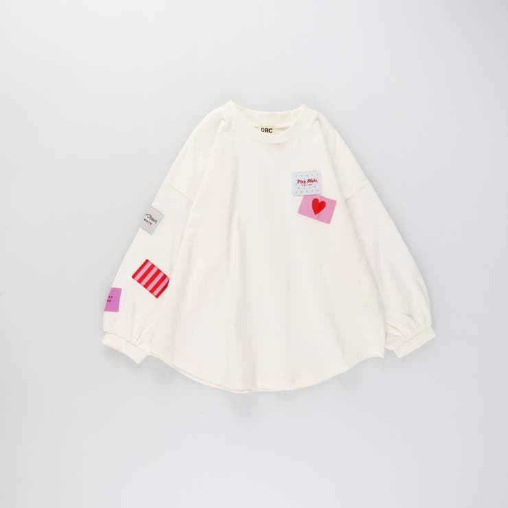 【WEB限定/DRC】ワッペン長袖Tシャツ/キッズ/女の子/150cm | ブランシェス | 詳細画像2 