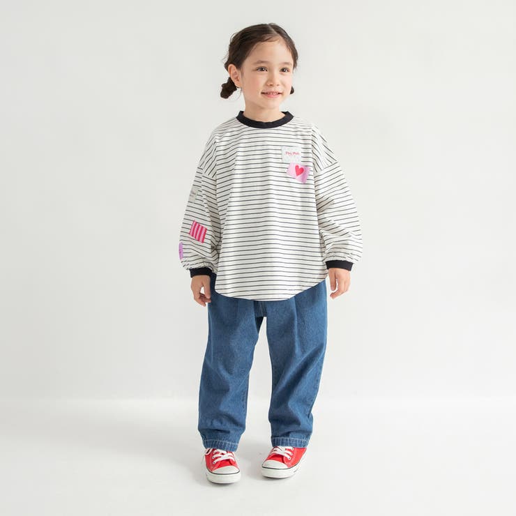 【WEB限定/DRC】ワッペン長袖Tシャツ/キッズ/女の子/150cm | ブランシェス | 詳細画像23 