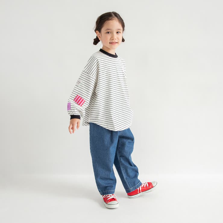 【WEB限定/DRC】ワッペン長袖Tシャツ/キッズ/女の子/150cm | ブランシェス | 詳細画像24 