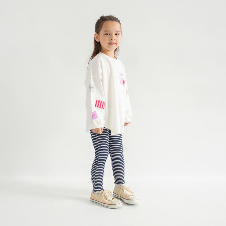 【WEB限定/DRC】ワッペン長袖Tシャツ/キッズ/女の子/150cm | ブランシェス | 詳細画像6 