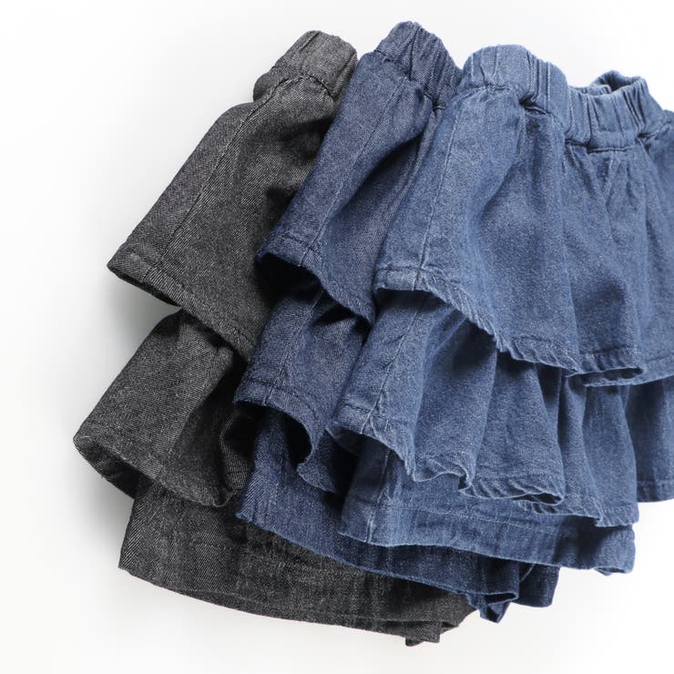 【WEB限定 DRC】デニム フリル | ブランシェス | 詳細画像12 