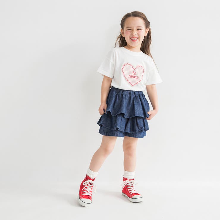 【WEB限定 DRC】デニム フリル | ブランシェス | 詳細画像17 