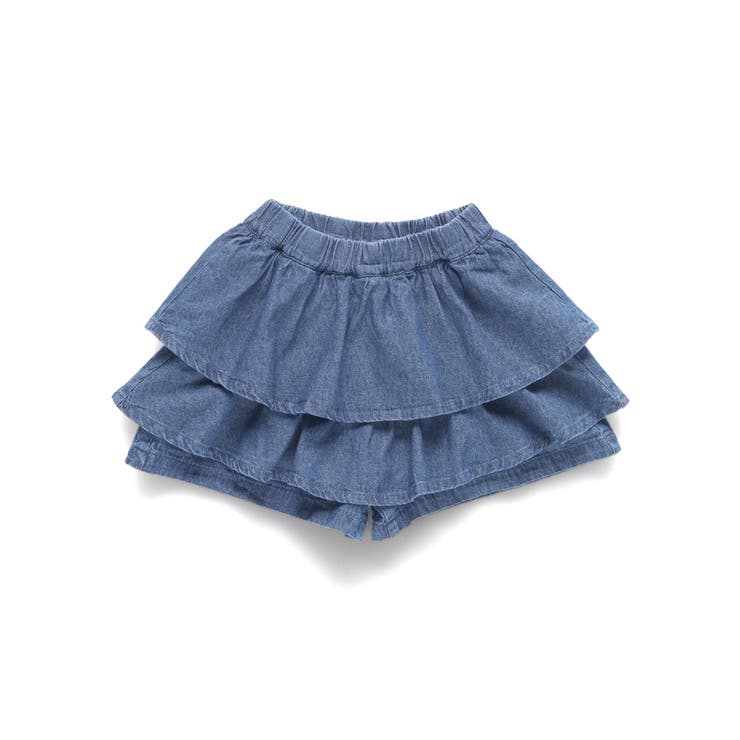 【WEB限定 DRC】デニム フリル | ブランシェス | 詳細画像2 