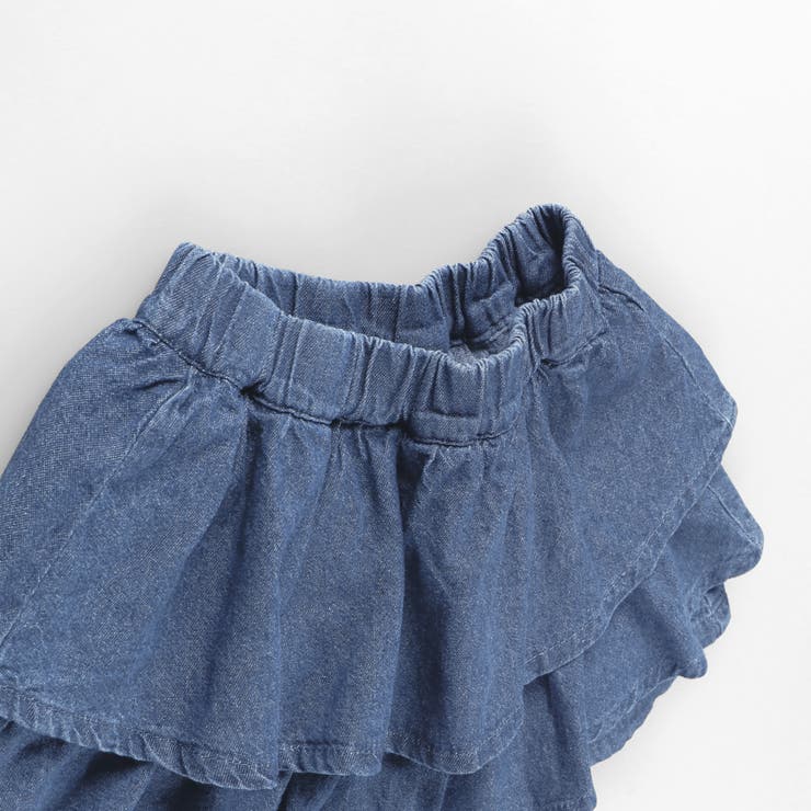 【WEB限定 DRC】デニム フリル | ブランシェス | 詳細画像8 