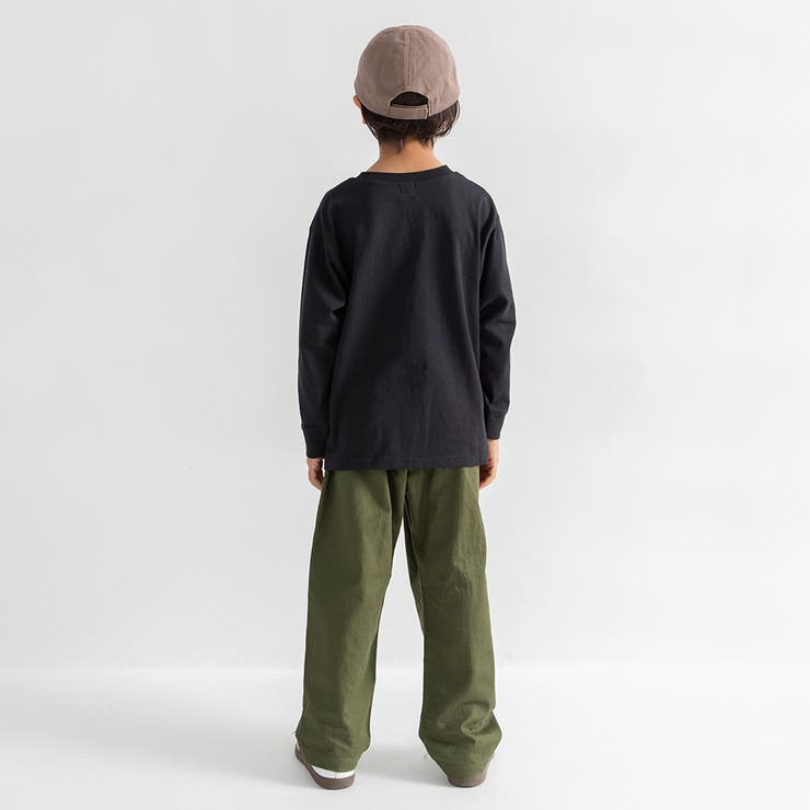 【WEB限定/DRC】オーバータックツイルロングパンツ | ブランシェス | 詳細画像23 