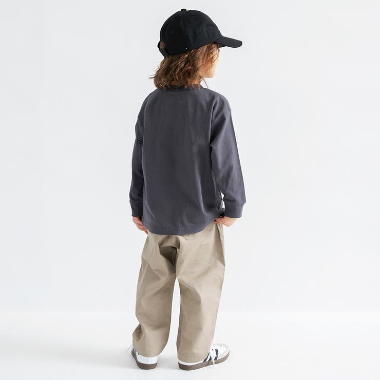 【WEB限定/DRC】オーバータックツイルロングパンツ | ブランシェス | 詳細画像5 