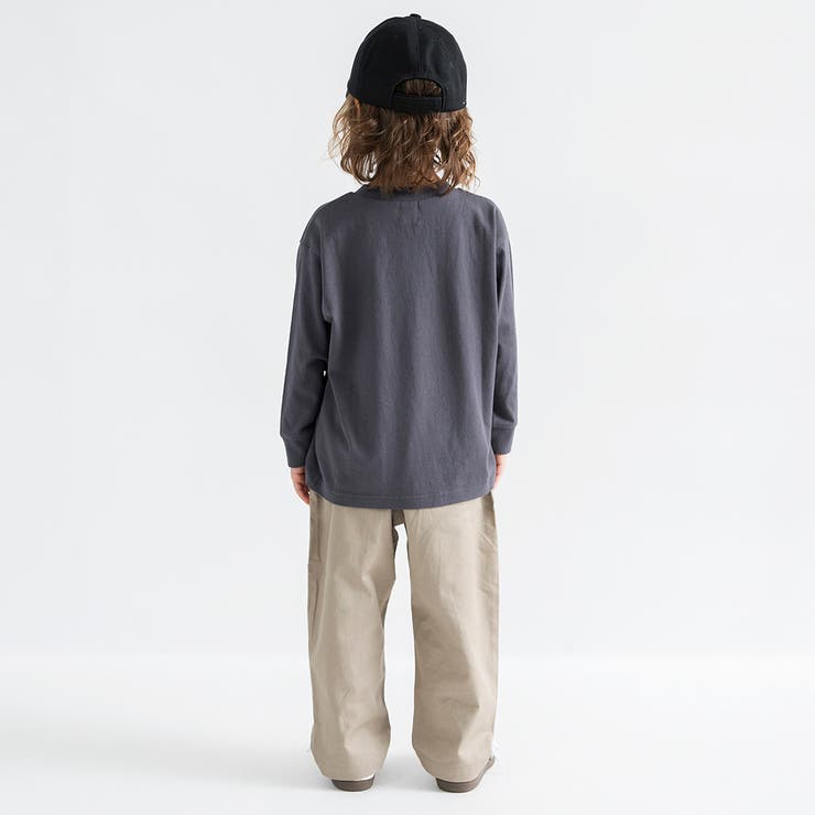 【WEB限定/DRC】オーバータックツイルロングパンツ | ブランシェス | 詳細画像6 