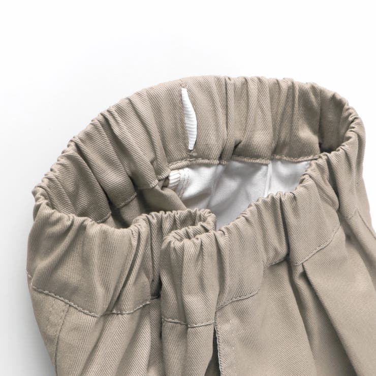 【WEB限定/DRC】オーバータックツイルロングパンツ | ブランシェス | 詳細画像8 