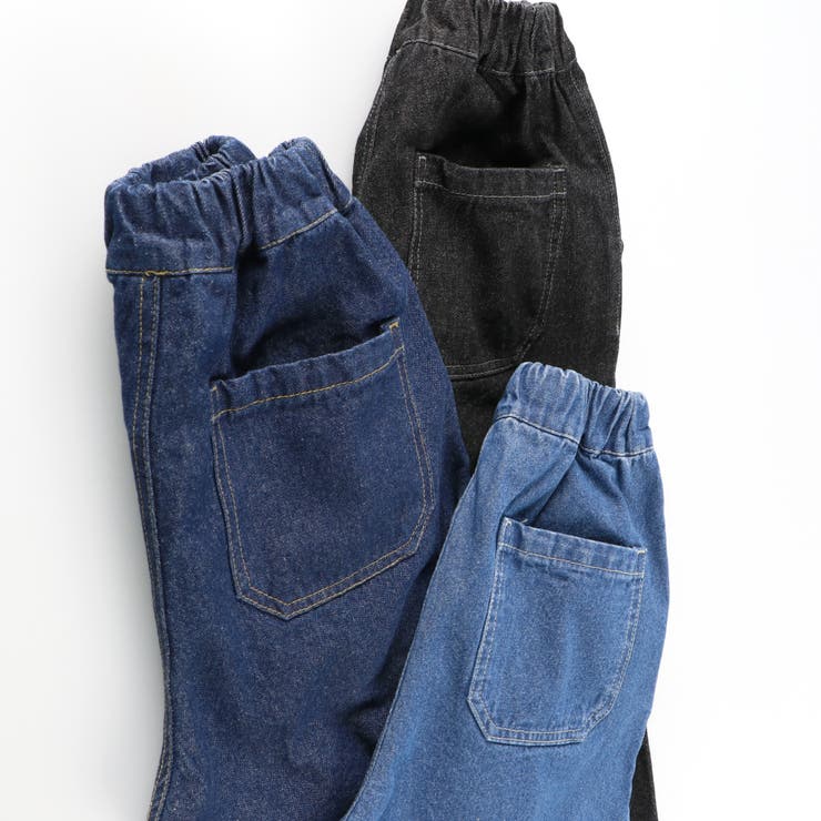 【WEB限定/DRC】オーバータックデニムロングパンツ | ブランシェス | 詳細画像11 