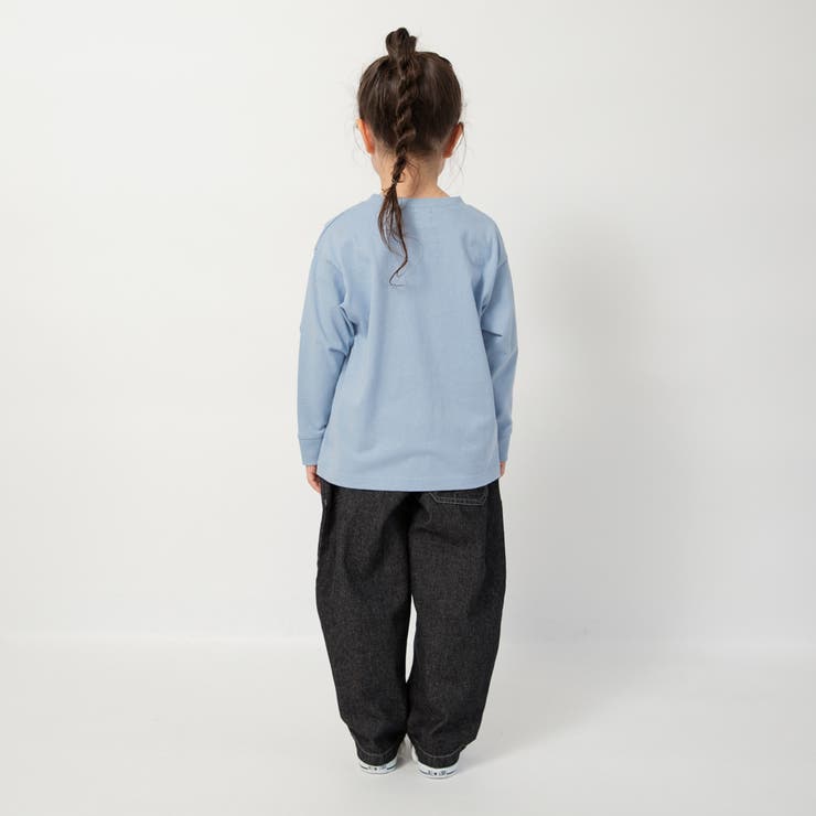 【WEB限定/DRC】オーバータックデニムロングパンツ | ブランシェス | 詳細画像25 