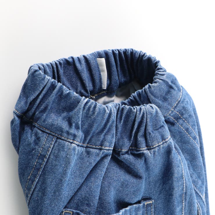 【WEB限定/DRC】オーバータックデニムロングパンツ | ブランシェス | 詳細画像8 