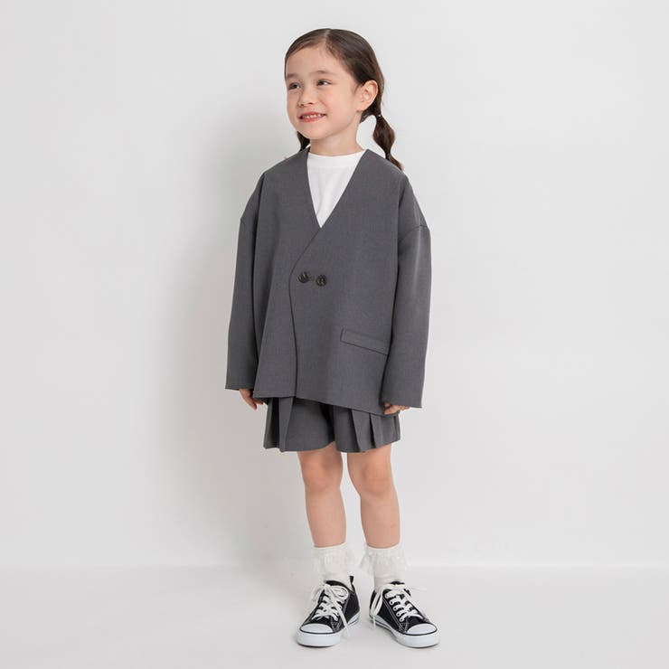 ノーカラージャケット+プリーツキュロット２点セット | ブランシェス | 詳細画像20 