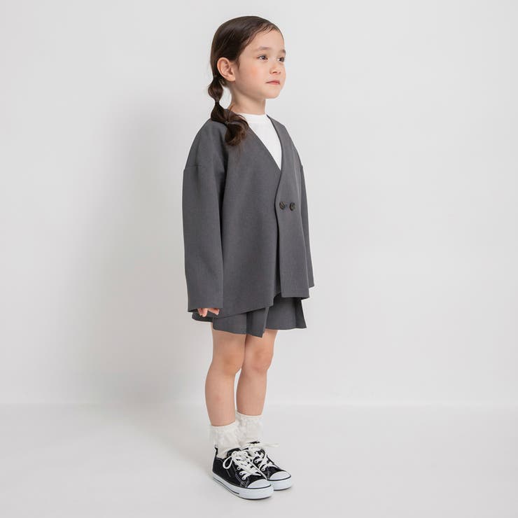 ノーカラージャケット+プリーツキュロット２点セット | ブランシェス | 詳細画像21 