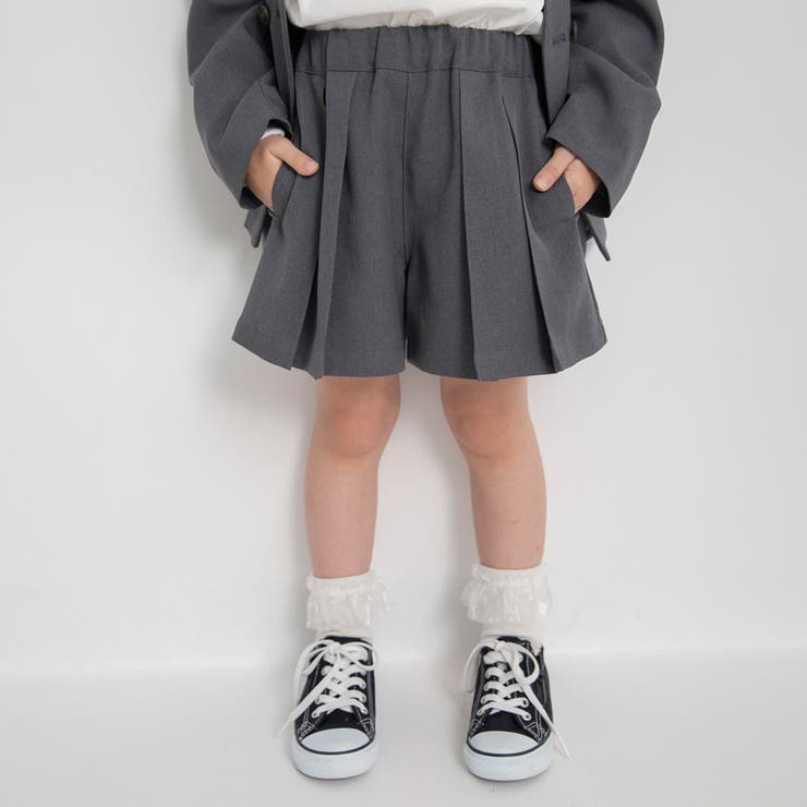 ノーカラージャケット+プリーツキュロット２点セット | ブランシェス | 詳細画像22 