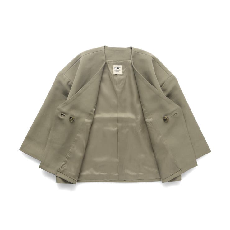 【WEB限定 DRC フォーマル】ノーカラージャケット＋テーパードパンツ２点セッ… | ブランシェス | 詳細画像10 