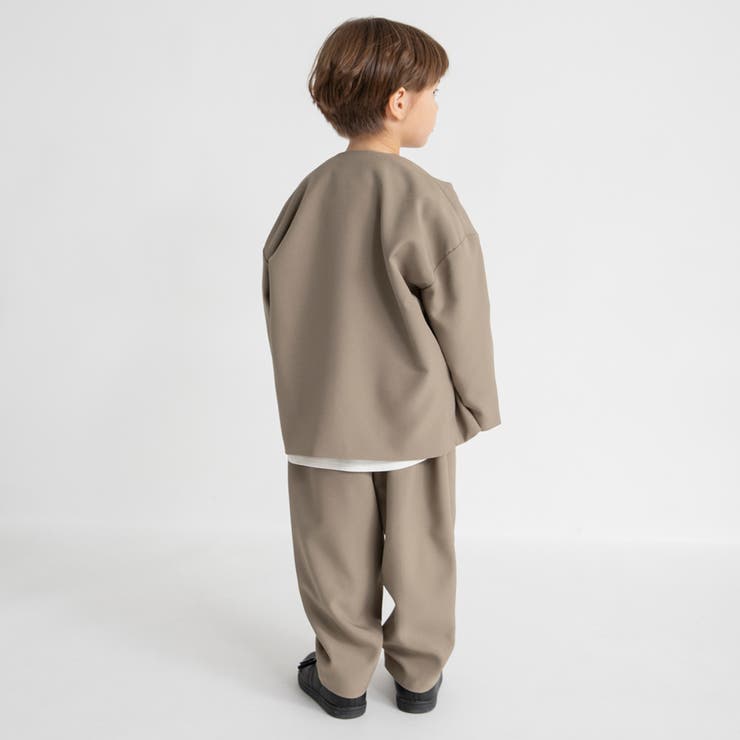 【WEB限定 DRC フォーマル】ノーカラージャケット＋テーパードパンツ２点セッ… | ブランシェス | 詳細画像5 