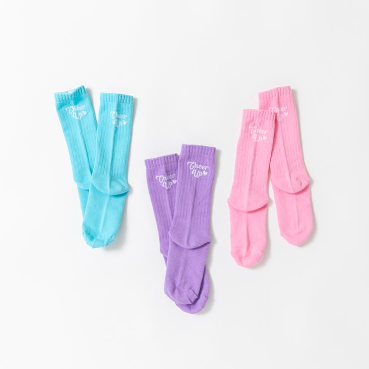 92_ピンク系 | 【新色追加】【WEB限定/DRC】カラフル3Pソックス | ブランシェス