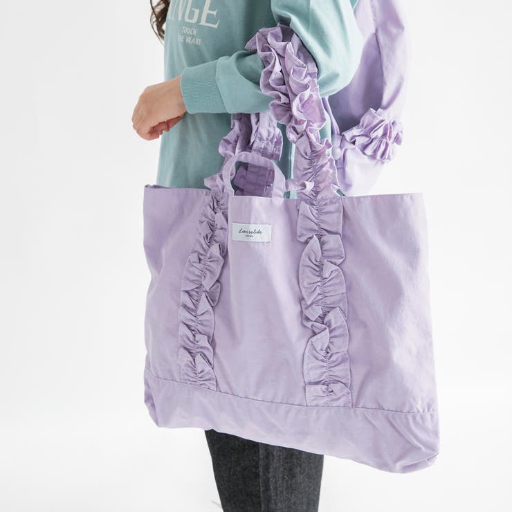 ラベンダー | 【DRC/WEB限定/通学シリーズ】フリルレッスンバッグ | ブランシェス