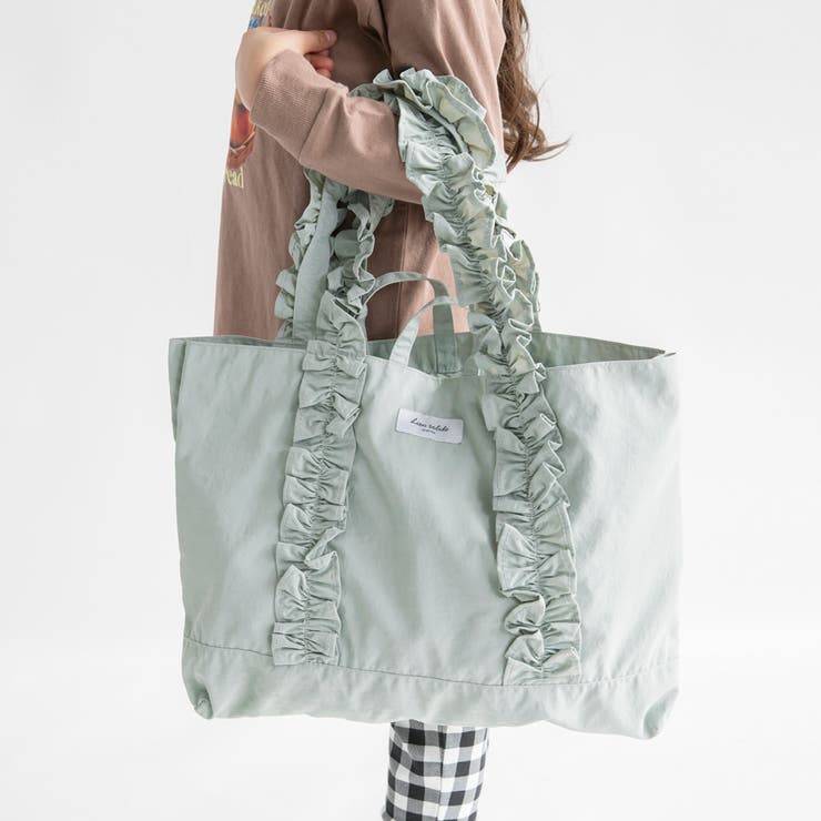 ライトグリーン | 【DRC/WEB限定/通学シリーズ】フリルレッスンバッグ | ブランシェス