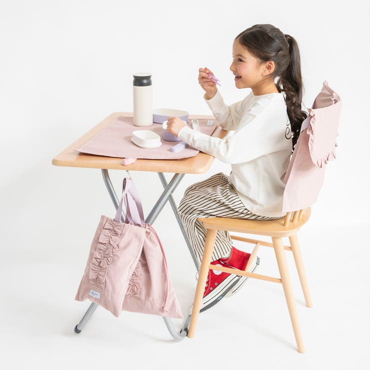 【DRC/WEB限定/通学シリーズ】フリルシューズバッグ | ブランシェス | 詳細画像3 